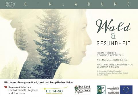 Programmfolder Symposium 'Wald und Gesundheit'